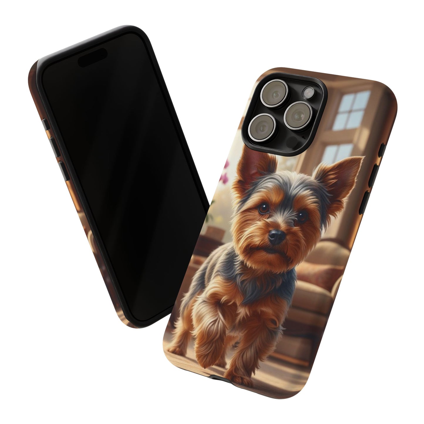 Yorkshire Terrier Phone Case – Cute Yorkie Puppy Tough Case (iPhone, Samsung, Pixel)