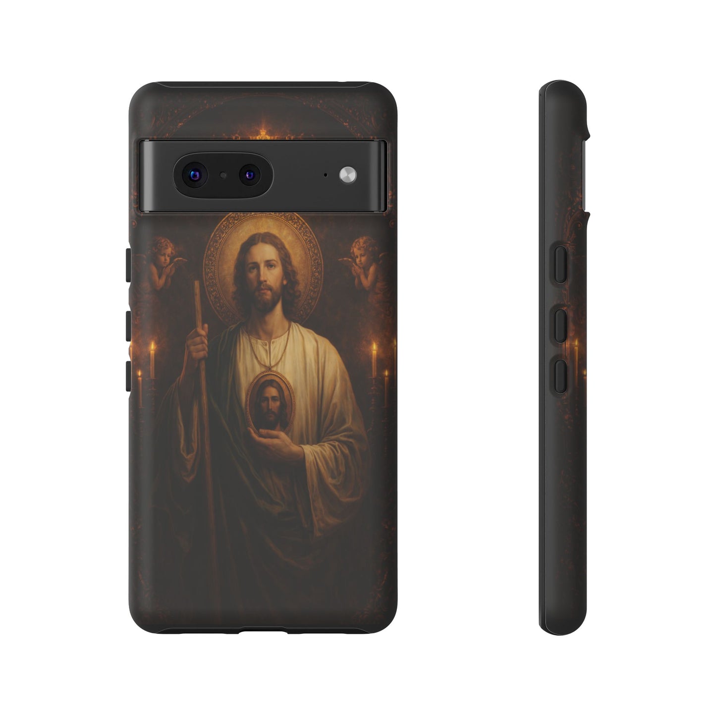 San Judas Phone Case Saint Jude Catholic Saint Religious Art Portrait Tough