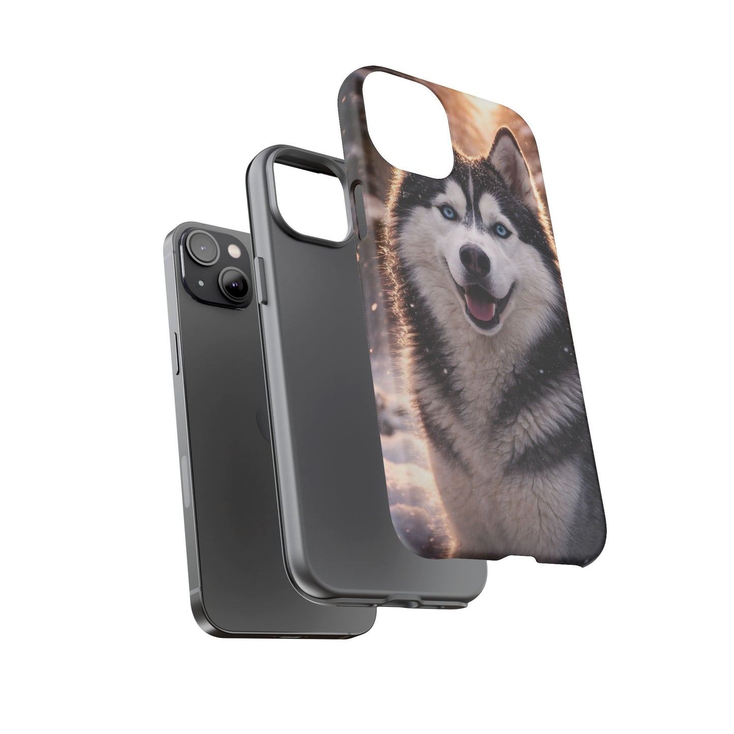Siberian Husky Tough Phone Case | Blue Eyes Dog Cover Protective iPhone Case