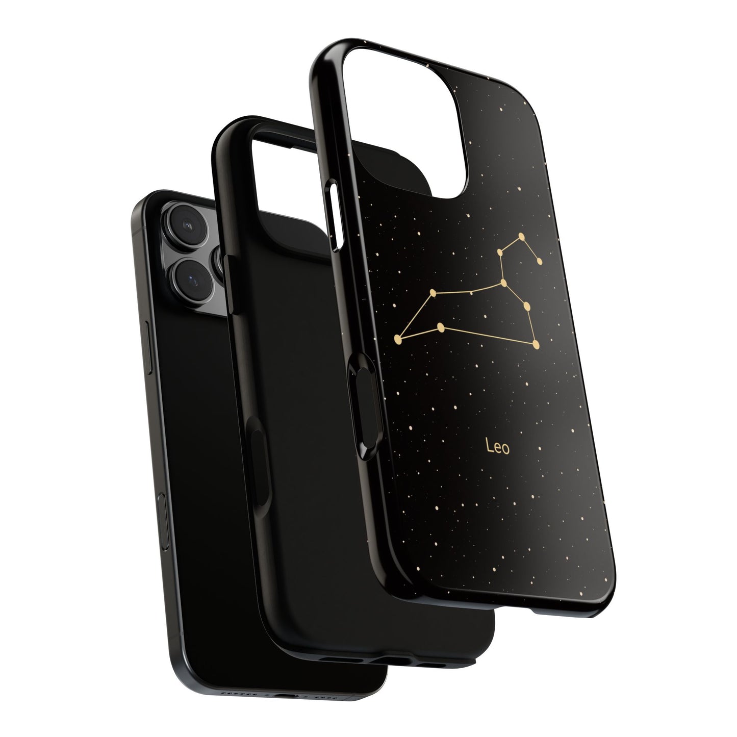 Leo Zodiac Constellation Phone Case – Luxe Gold Celestial Cover