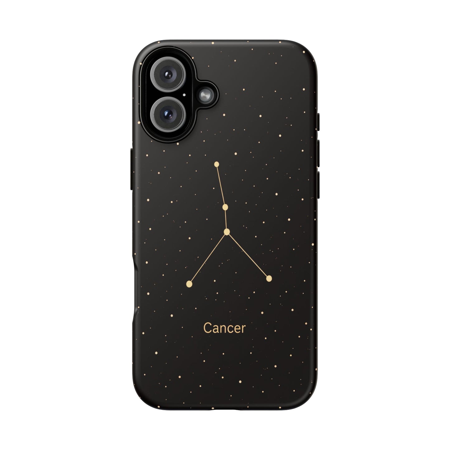 Cancer Zodiac Constellation Phone Case – Luxe Gold Celestial Cover