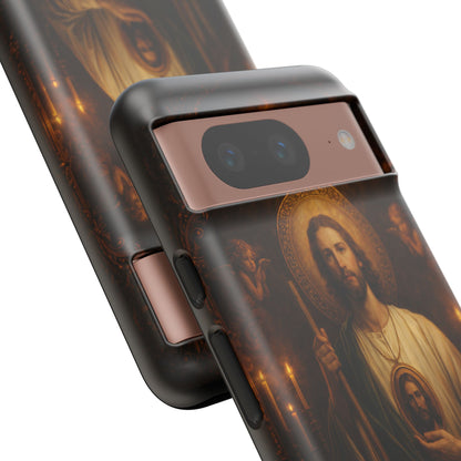 San Judas Phone Case Saint Jude Catholic Saint Religious Art Portrait Tough