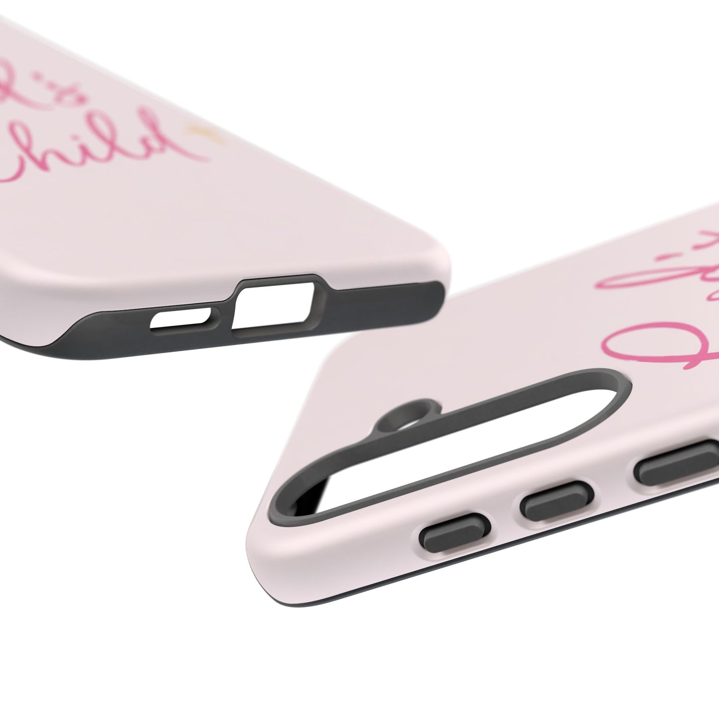 Gods Child Phone Case Christian Pink Aesthetic Tough iPhone Case