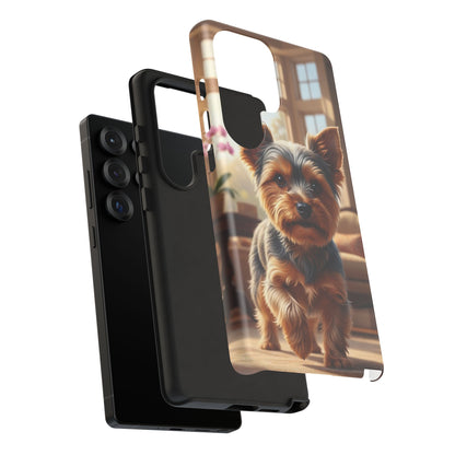 Yorkshire Terrier Phone Case – Cute Yorkie Puppy Tough Case (iPhone, Samsung, Pixel)