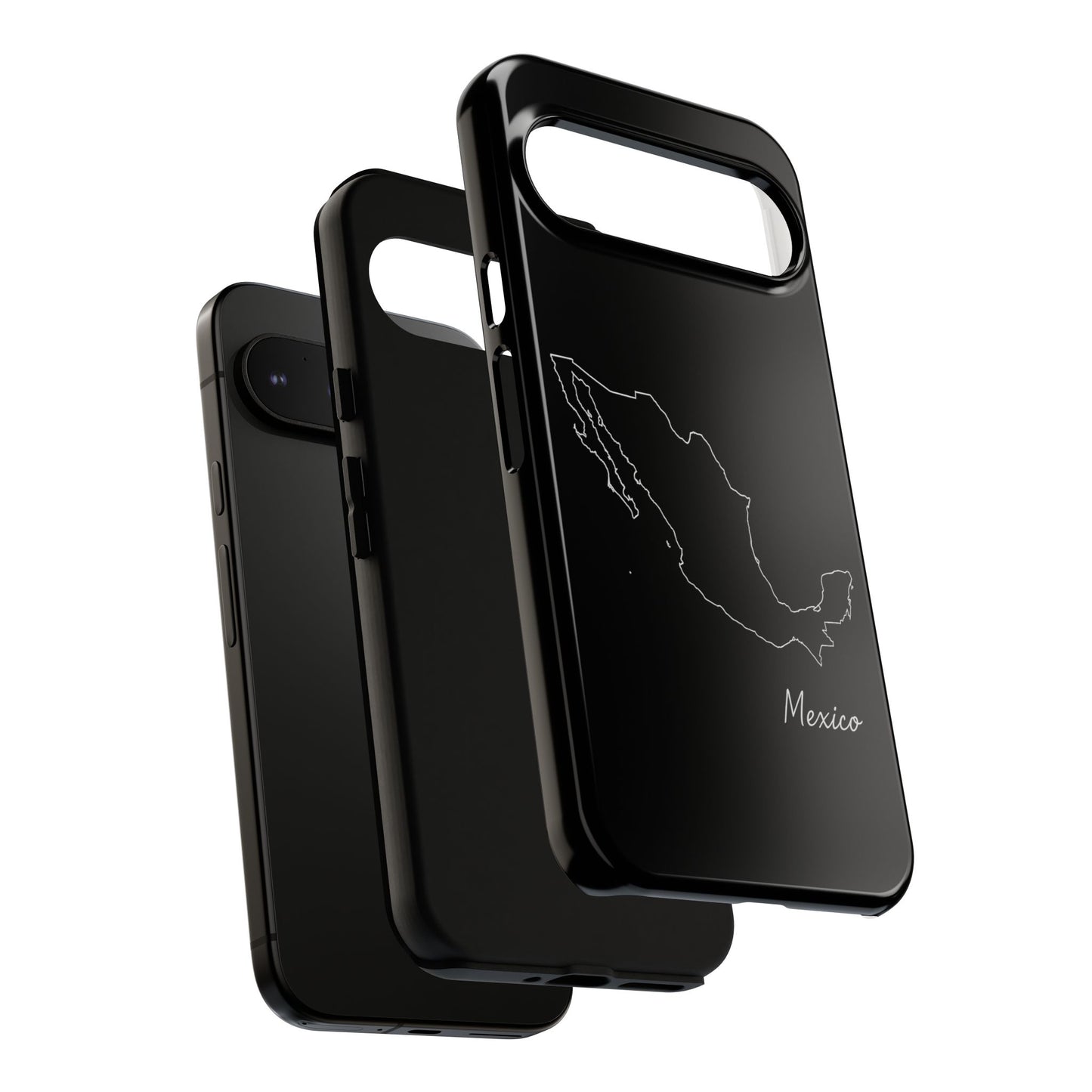 Mexico Outline Phone Case – Minimal Country Map Tough Case (iPhone, Samsung, Pixel)