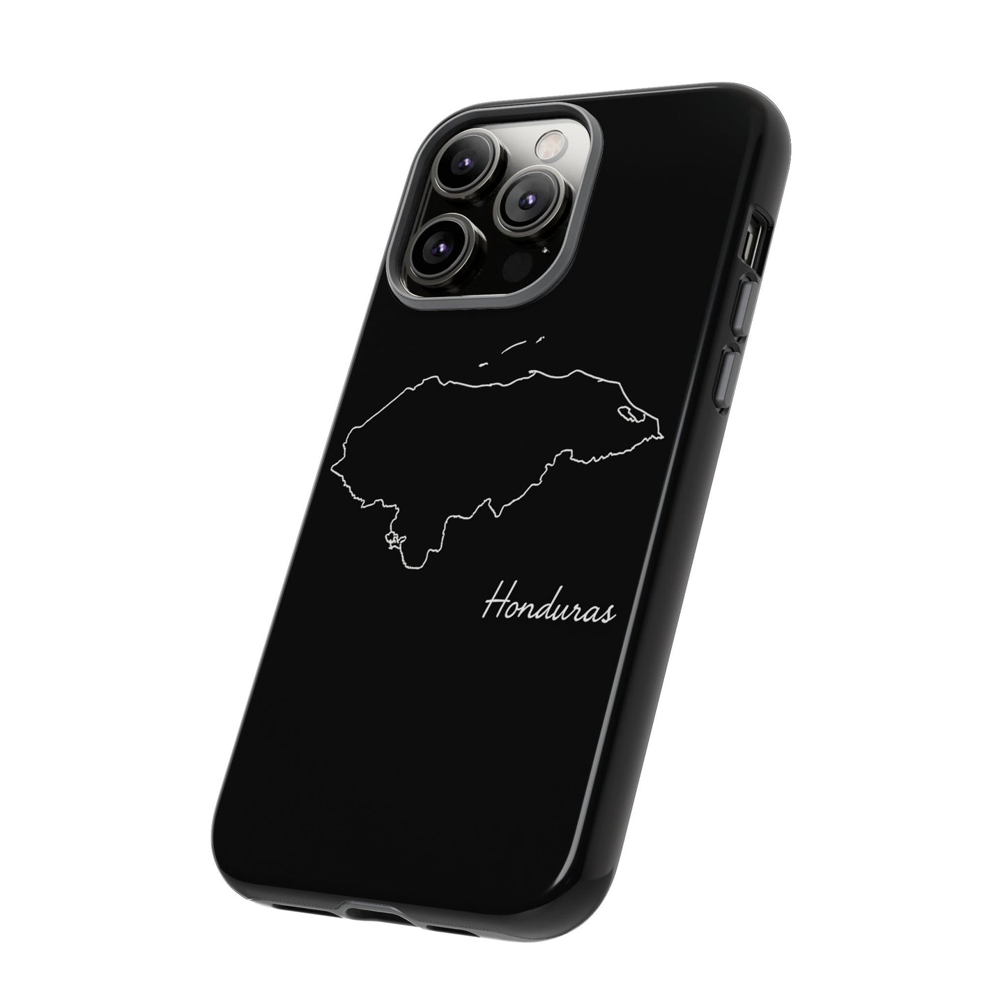 Honduras Outline Phone Case – Minimal Country Map Tough Case (iPhone, Samsung, Pixel)