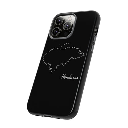 Honduras Outline Phone Case – Minimal Country Map Tough Case (iPhone, Samsung, Pixel)