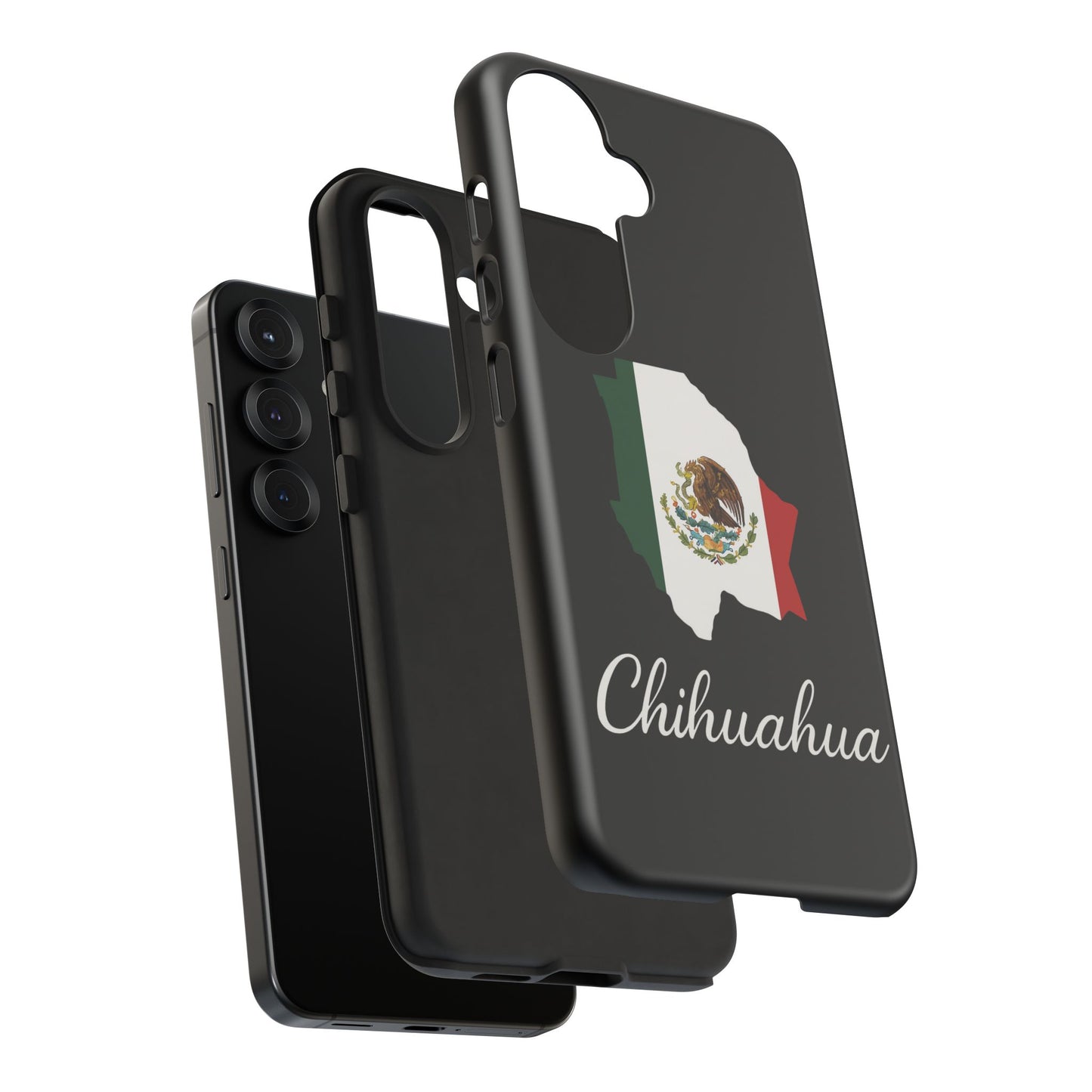 Chihuahua Mexico Flag Map Phone Case | Mexican American Pride Tough Case for iPhone & Samsung