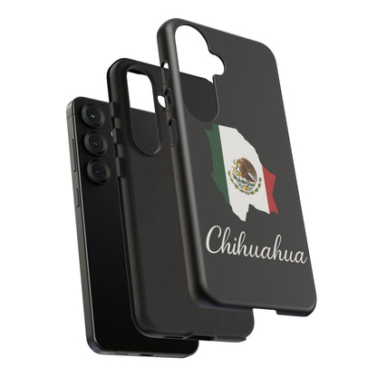 Chihuahua Mexico Flag Map Phone Case | Mexican American Pride Tough Case for iPhone & Samsung