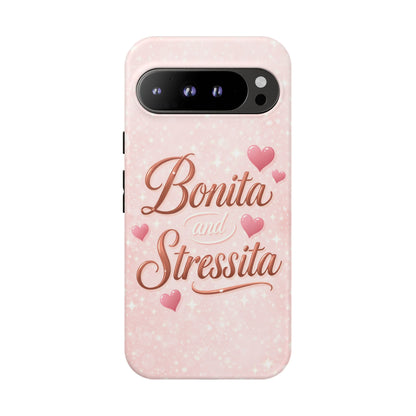 Bonita Stressita Phone Case Cute Latina Aesthetic Pink Coquette Case