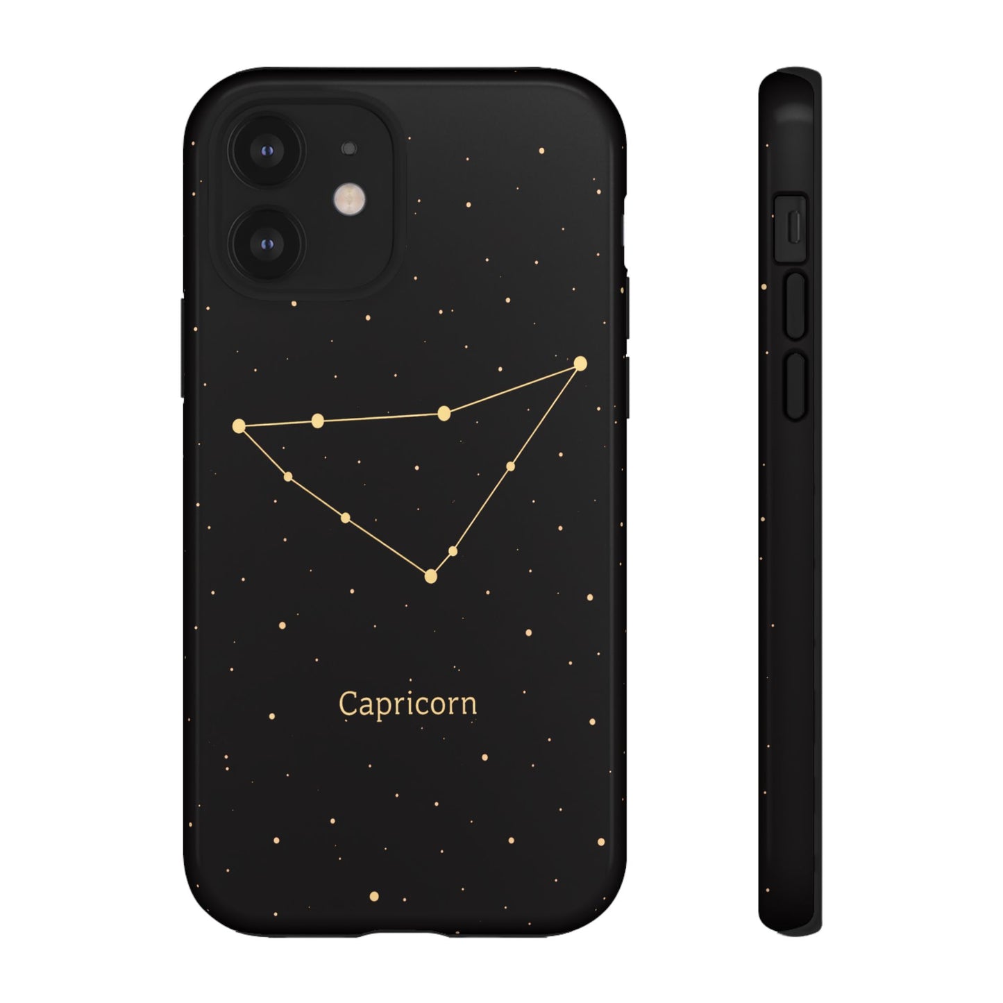 Capricorn Zodiac Constellation Phone Case – Luxe Gold Celestial Cover