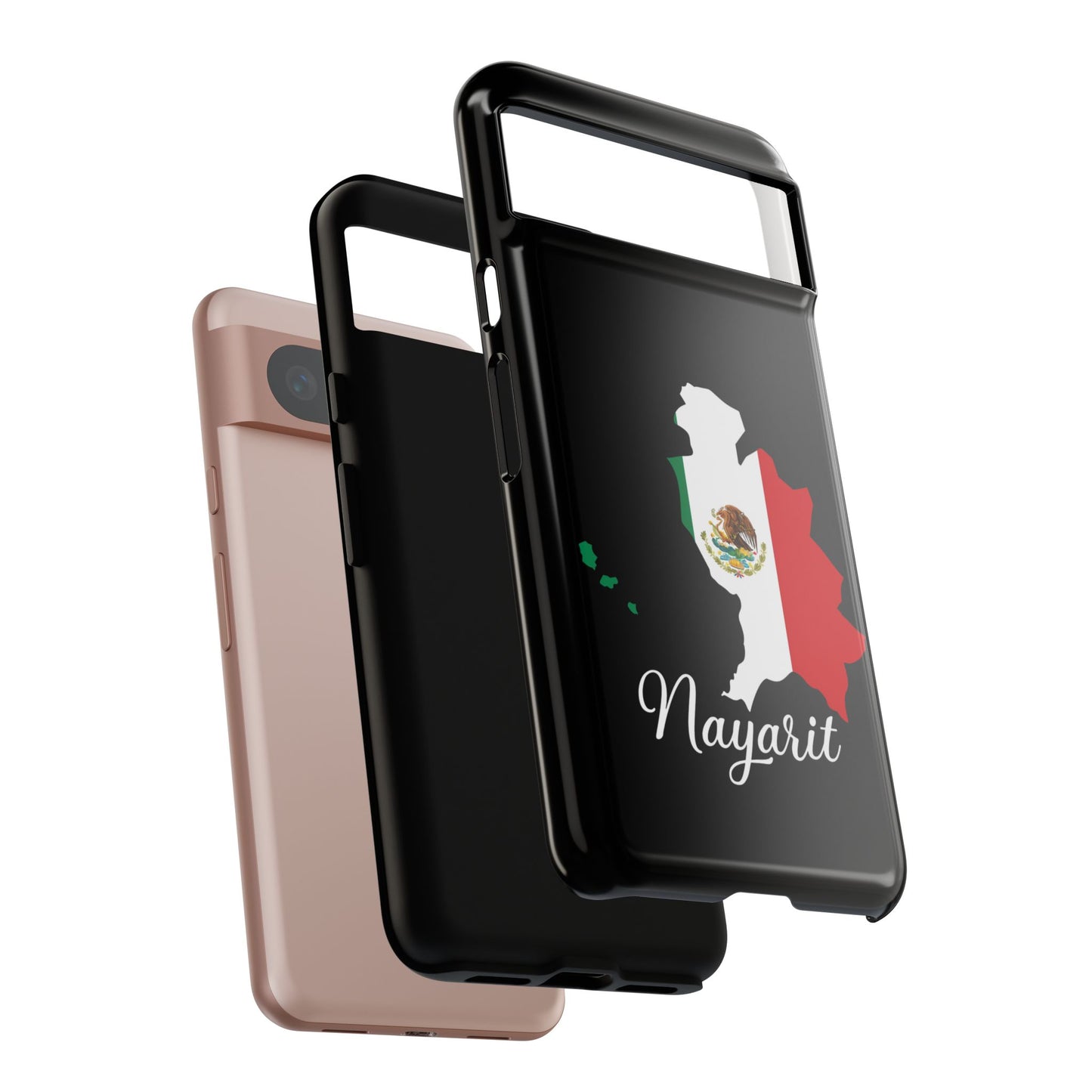 Nayarit Mexico Flag Map Phone Case | Mexican American Pride Tough Case for iPhone & Samsung