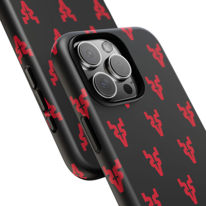 Mazatlán Bull Phone Case – Black Red Streetwear Tough Shockproof Cover