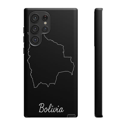 Bolivia Outline Phone Case – Minimal Country Map Tough Cover