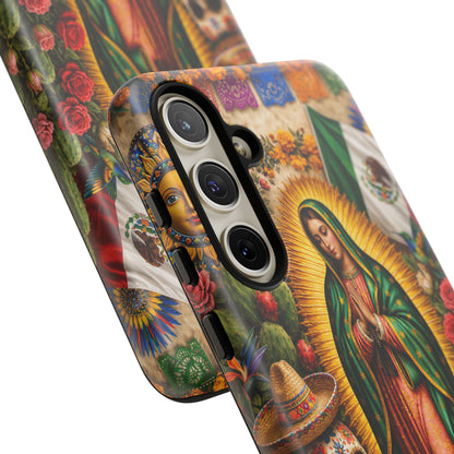 Virgen de Guadalupe Phone Case Mexican Floral iPhone Samsung Pixel Case