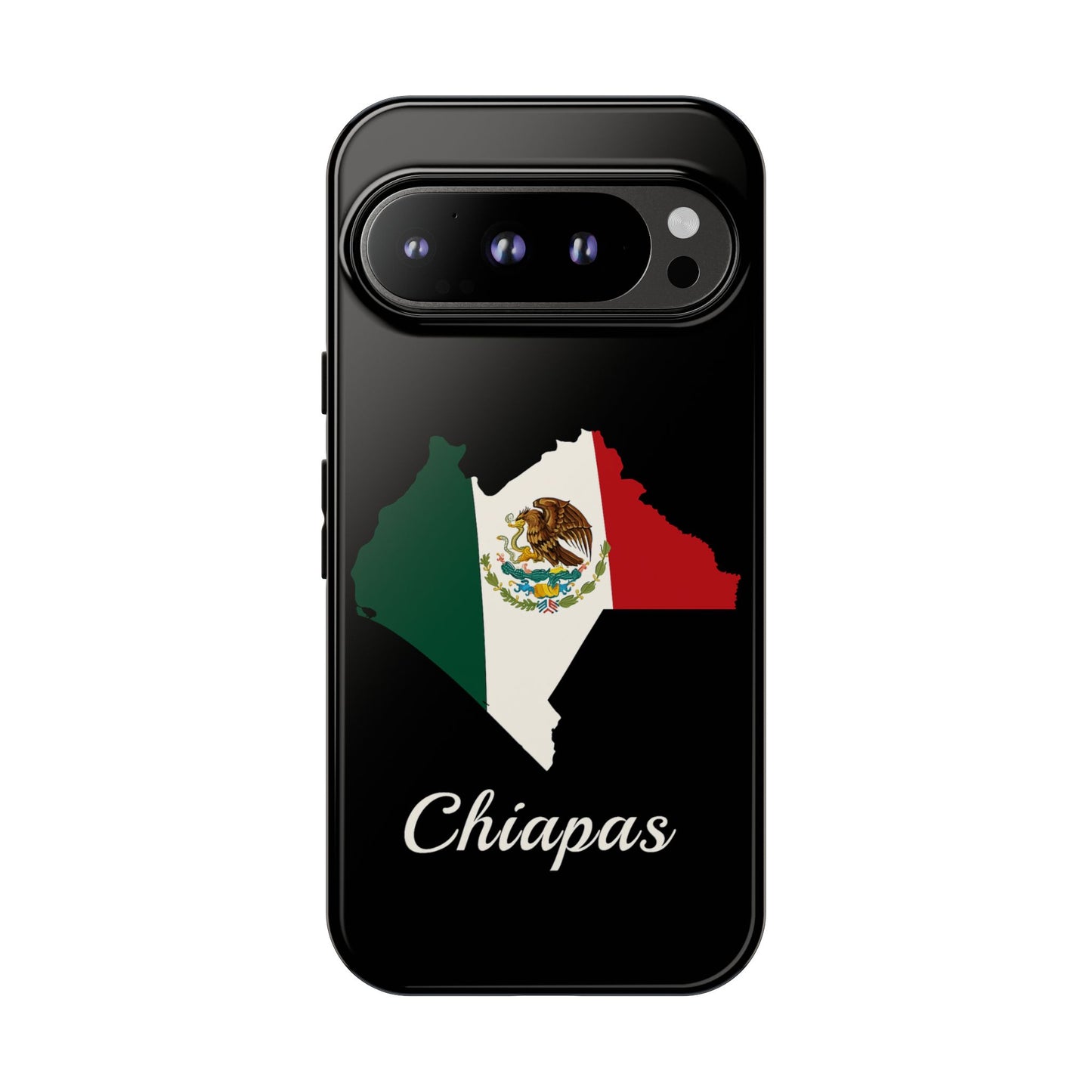 Chiapas Mexico Flag Map Phone Case | Mexican American Pride Tough Case for iPhone & Samsung