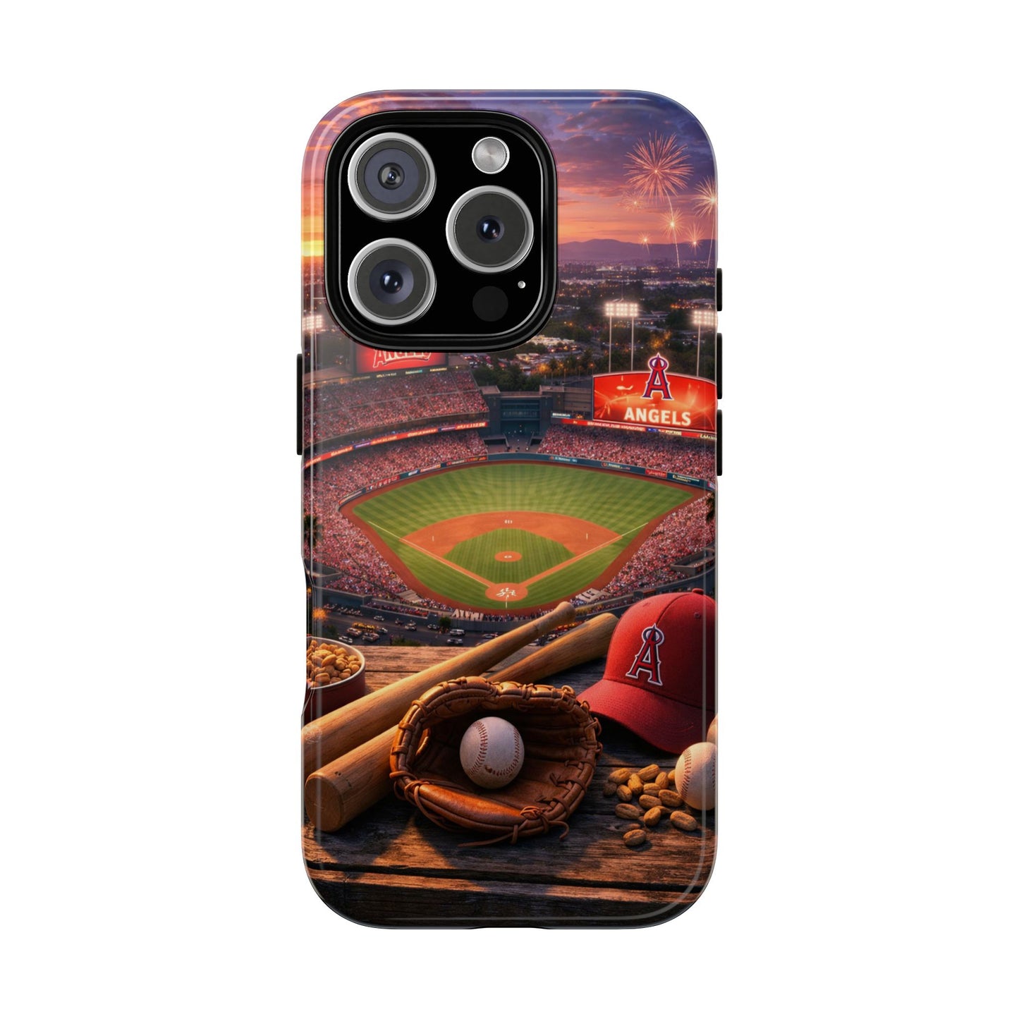 Baseball Stadium Phone Case Sports Fan Ballpark Game Day Tough Case