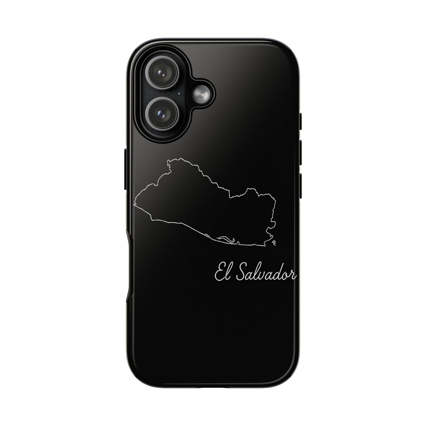 El Salvador Outline Phone Case – Minimal Country Map Tough Case (iPhone, Samsung, Pixel)