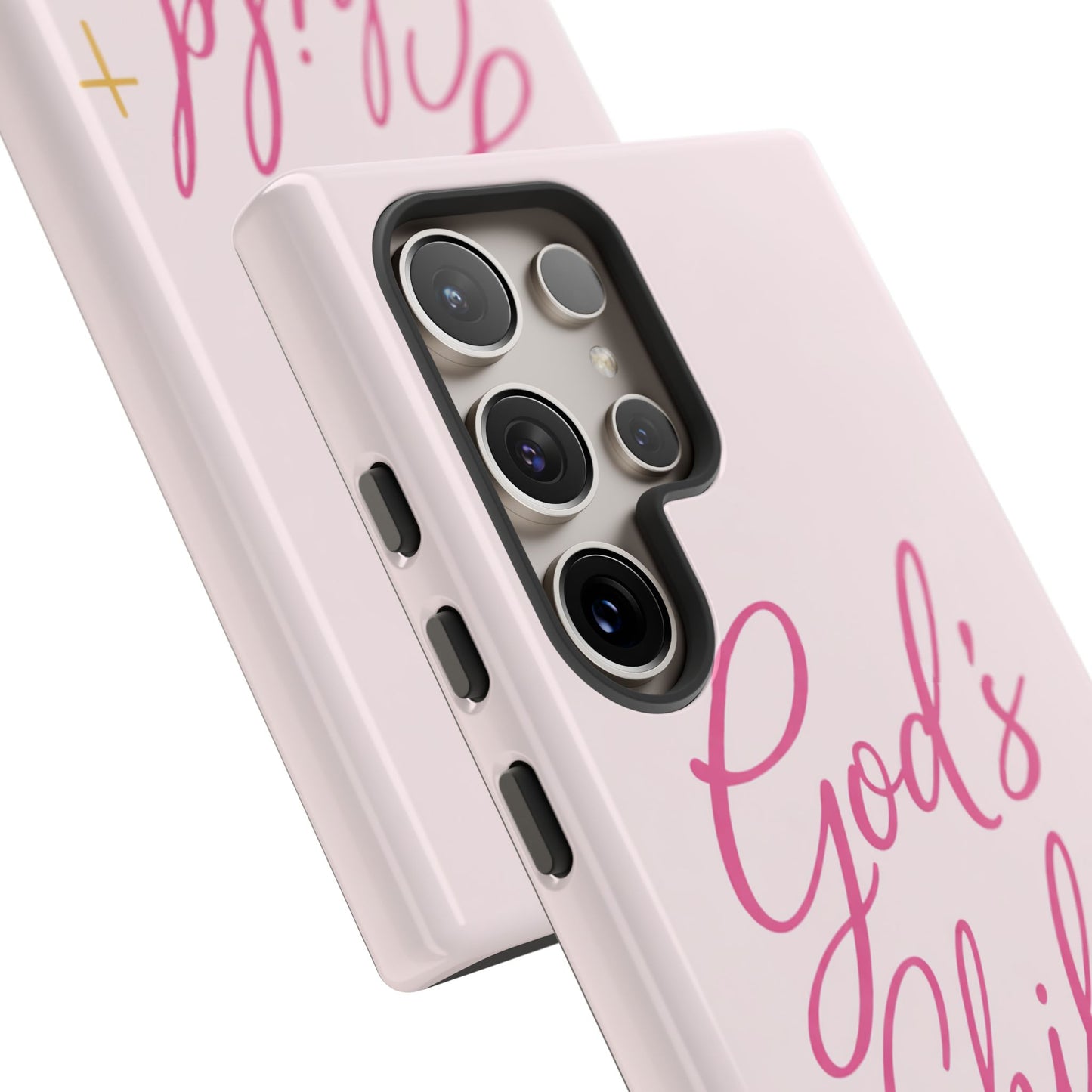 Gods Child Phone Case Christian Pink Aesthetic Tough iPhone Case