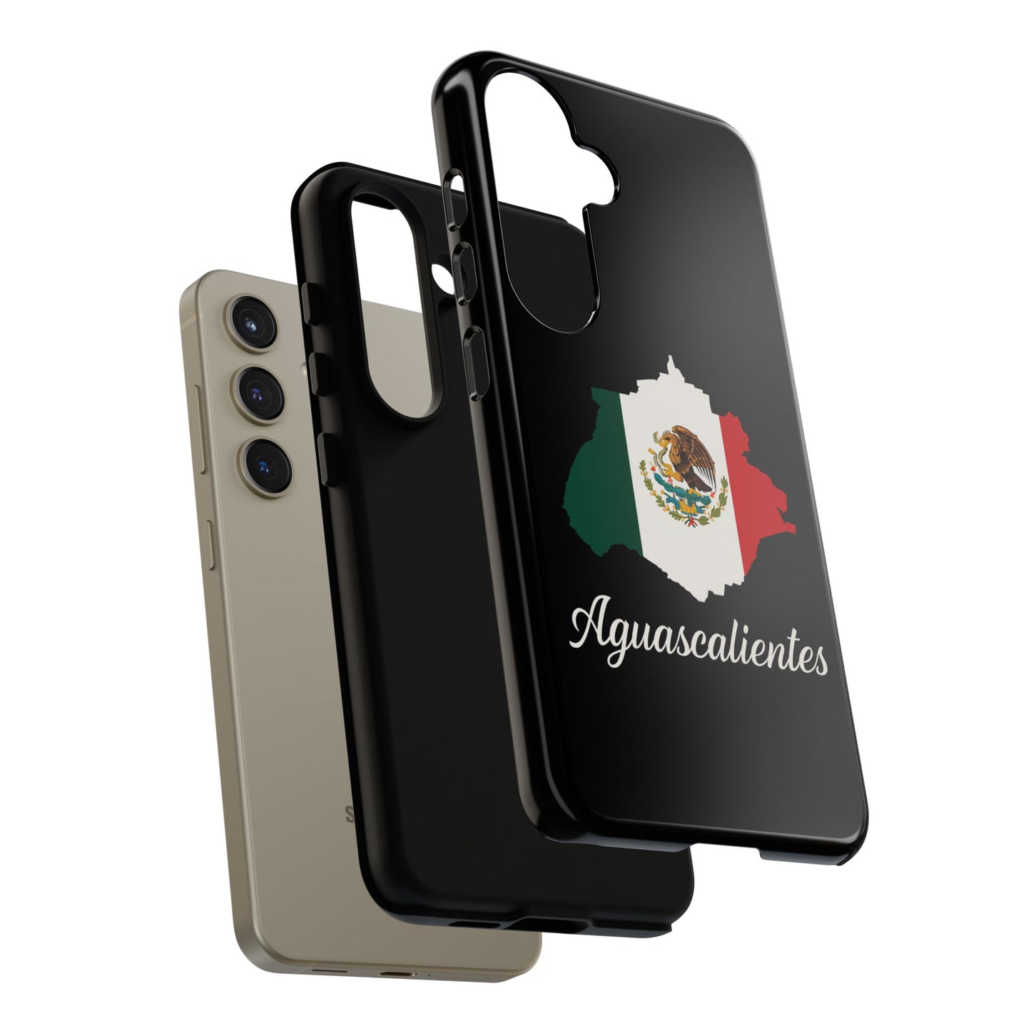 Aguascalientes Mexico Flag Map Phone Case | Mexican American Pride Tough Case for iPhone & Samsung