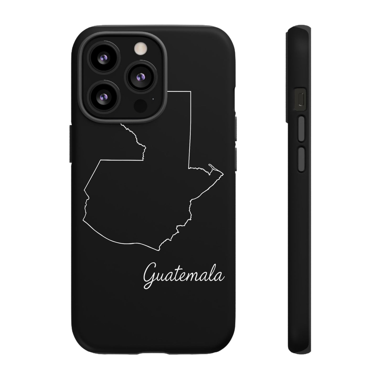 Guatemala Outline Phone Case – Minimal Country Map Tough Case (iPhone, Samsung, Pixel)