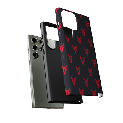 Mazatlán Bull Phone Case – Black Red Streetwear Tough Shockproof Cover