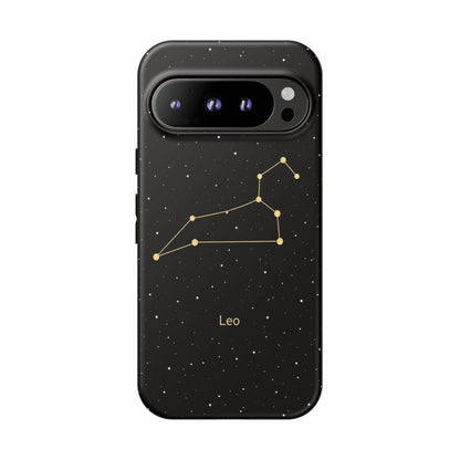 Leo Zodiac Constellation Phone Case – Luxe Gold Celestial Cover