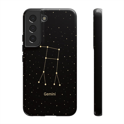 Gemini Zodiac Constellation Phone Case – Luxe Gold Celestial Cover