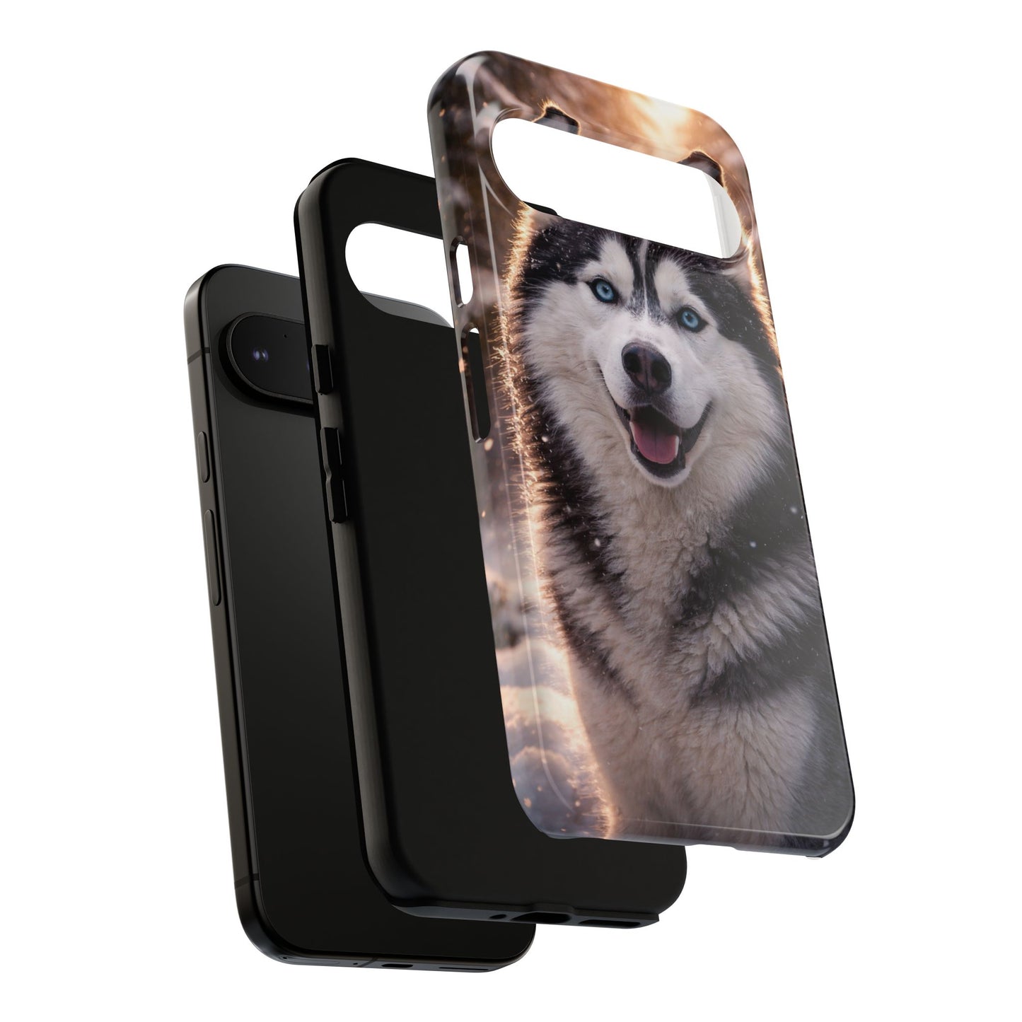 Siberian Husky Tough Phone Case | Blue Eyes Dog Cover Protective iPhone Case