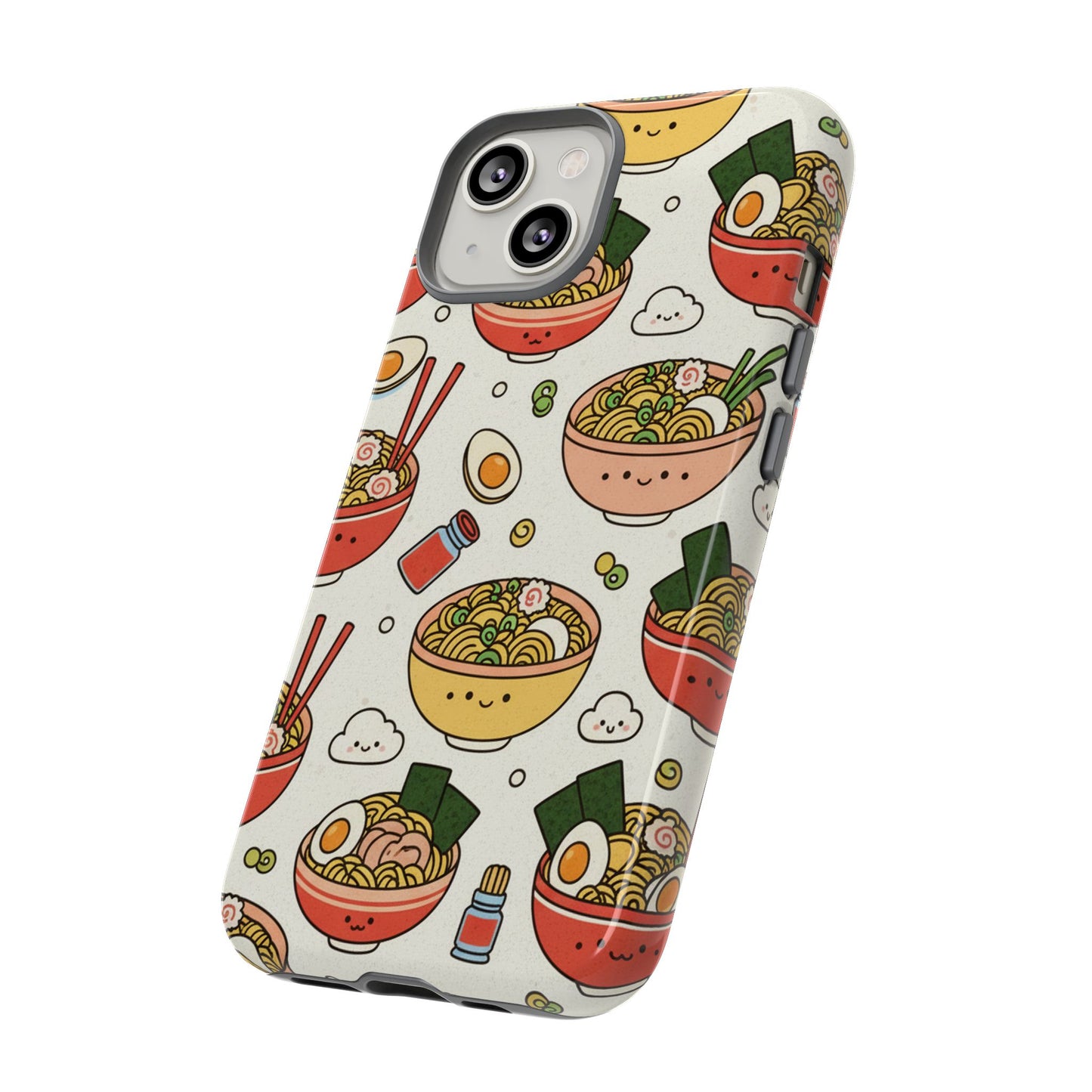 Kawaii Ramen Phone Case – Cute Japanese Food Pattern | Noodle Bowl Aesthetic Case