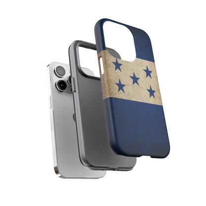 Honduras Flag Phone Case | Vintage Honduran Flag iPhone & Samsung Tough Protective Case