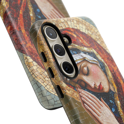 Virgin Mary Phone Case, Catholic Phone Case, Christian Aesthetic Case, Religious iPhone Case, Saint Art Case, Faith Gift