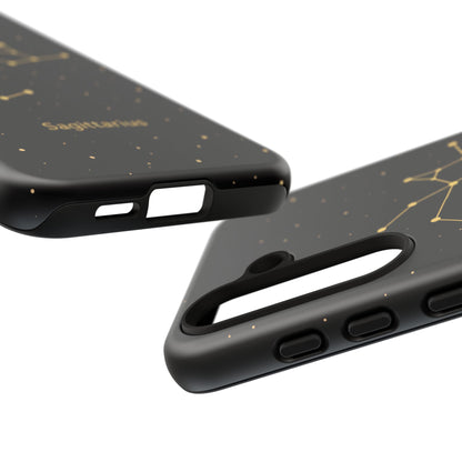 Sagittarius Zodiac Constellation Phone Case – Luxe Gold Celestial Cover