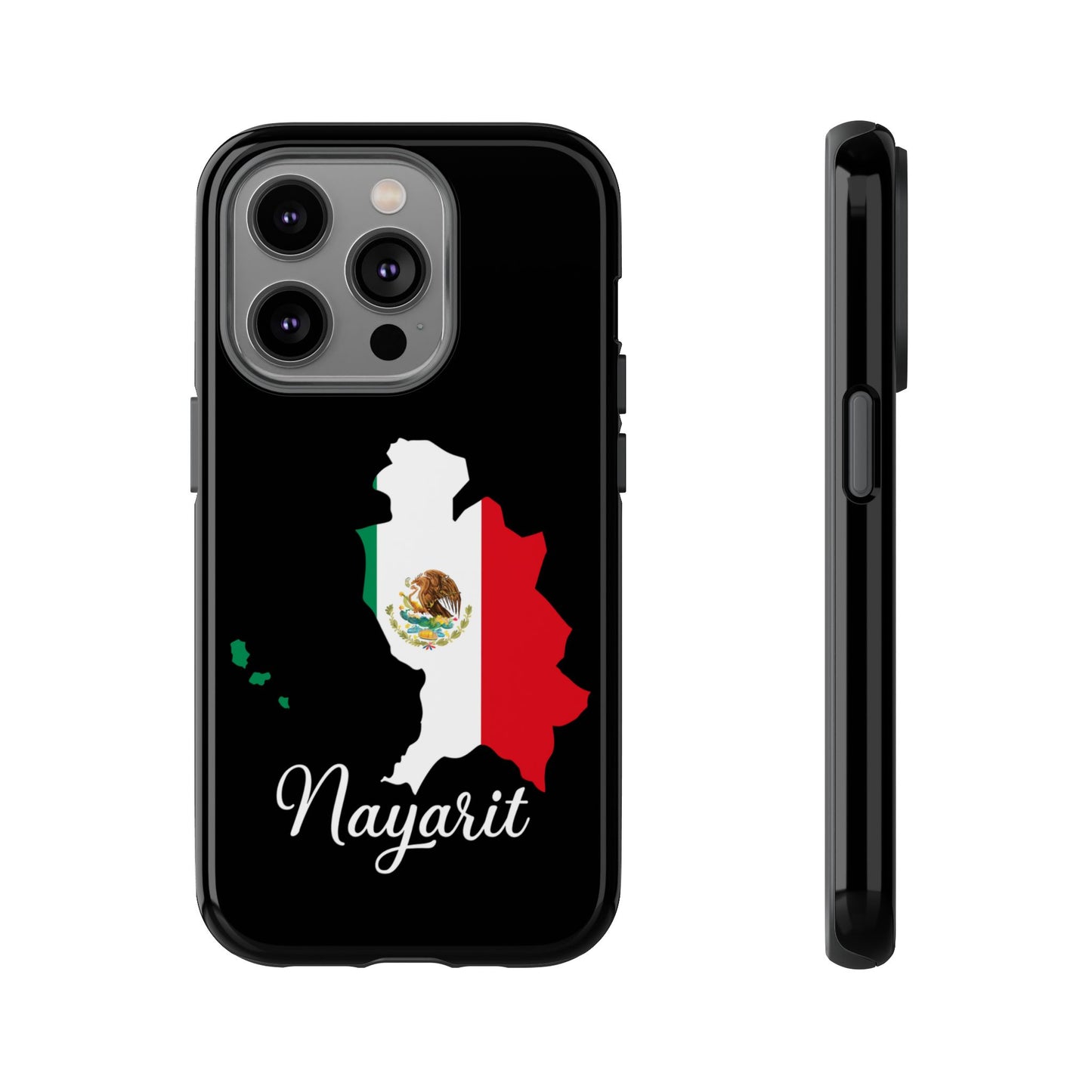 Nayarit Mexico Flag Map Phone Case | Mexican American Pride Tough Case for iPhone & Samsung