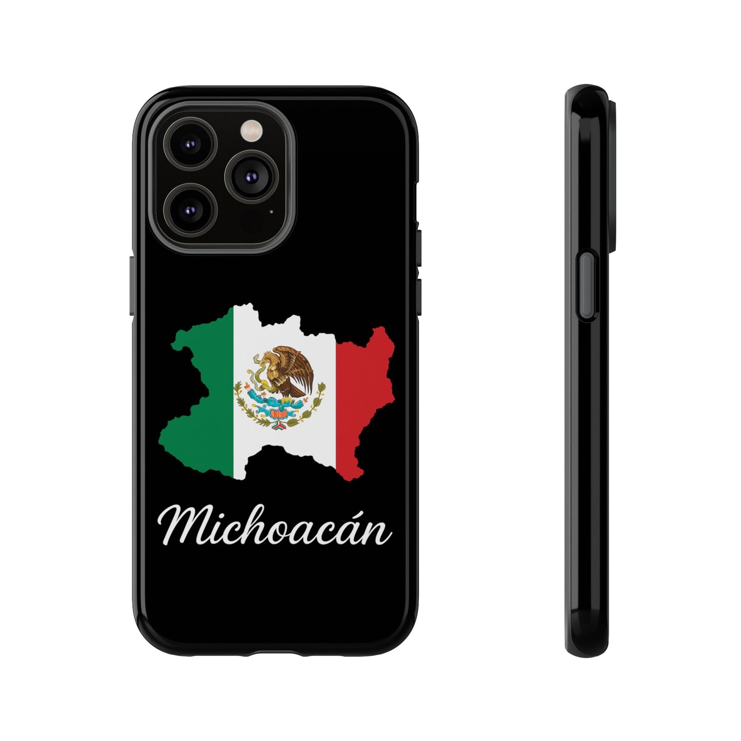 Michoacán Mexico Flag Map Phone Case | Mexican American Pride Tough Case for iPhone & Samsung