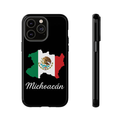 Michoacán Mexico Flag Map Phone Case | Mexican American Pride Tough Case for iPhone & Samsung