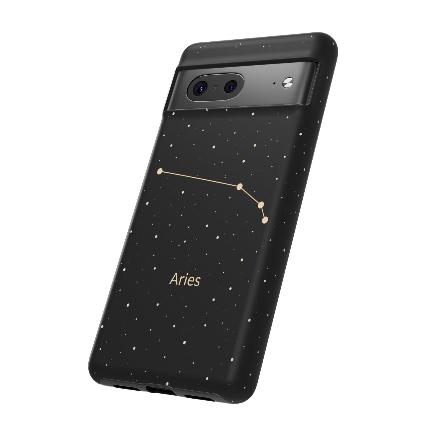 Aries Zodiac Constellation Phone Case – Luxe Gold Celestial Cover