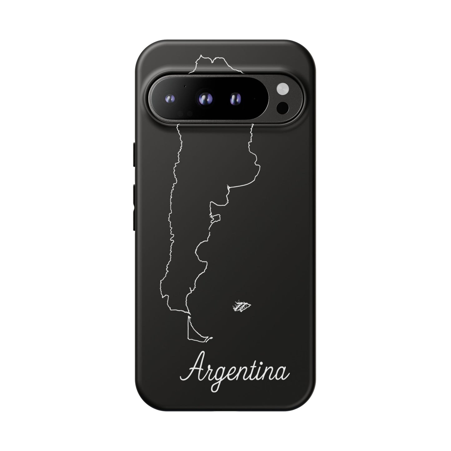 Argentina Outline Phone Case – Minimal Country Map Tough Case (iPhone, Samsung, Pixel)