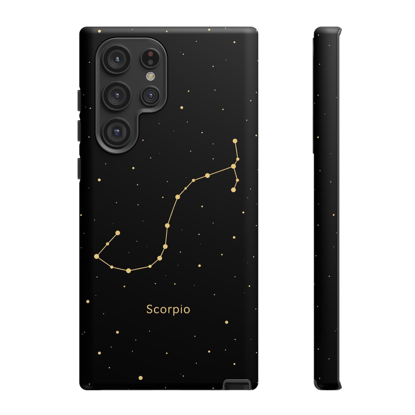 Scorpio Zodiac Constellation Phone Case – Luxe Gold Celestial Cover