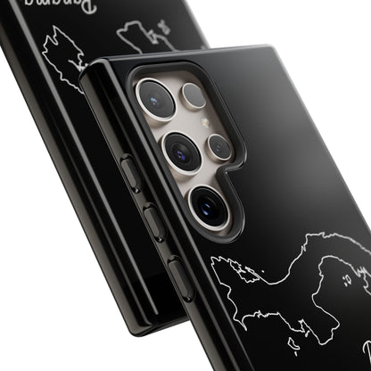 Panama Outline Phone Case – Minimal Country Map Tough Case (iPhone, Samsung, Pixel)