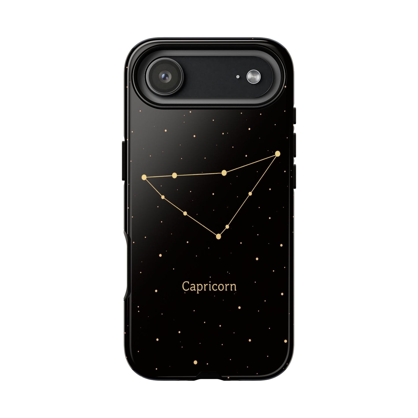 Capricorn Zodiac Constellation Phone Case – Luxe Gold Celestial Cover