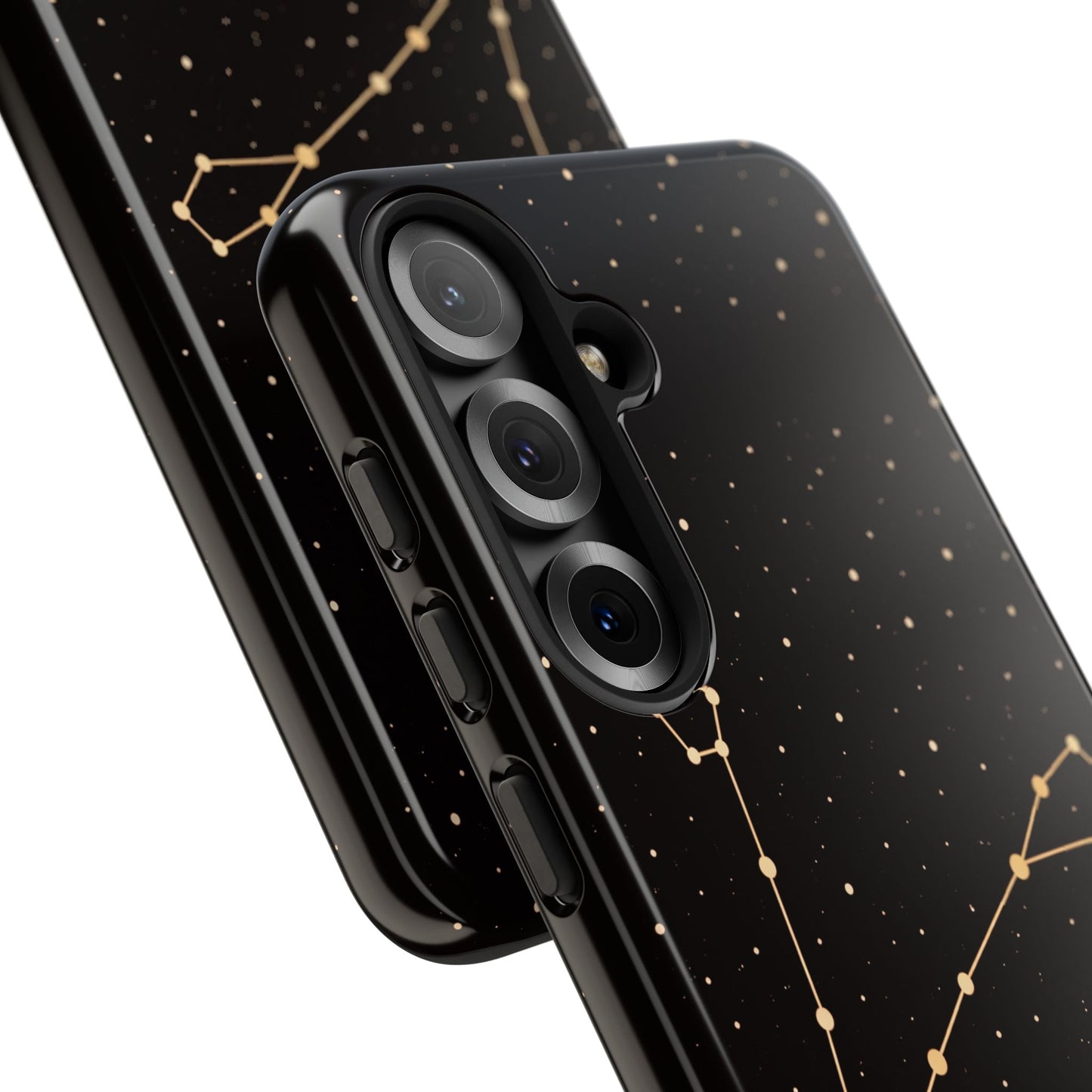 Pisces Zodiac Constellation Phone Case – Luxe Gold Celestial Cover
