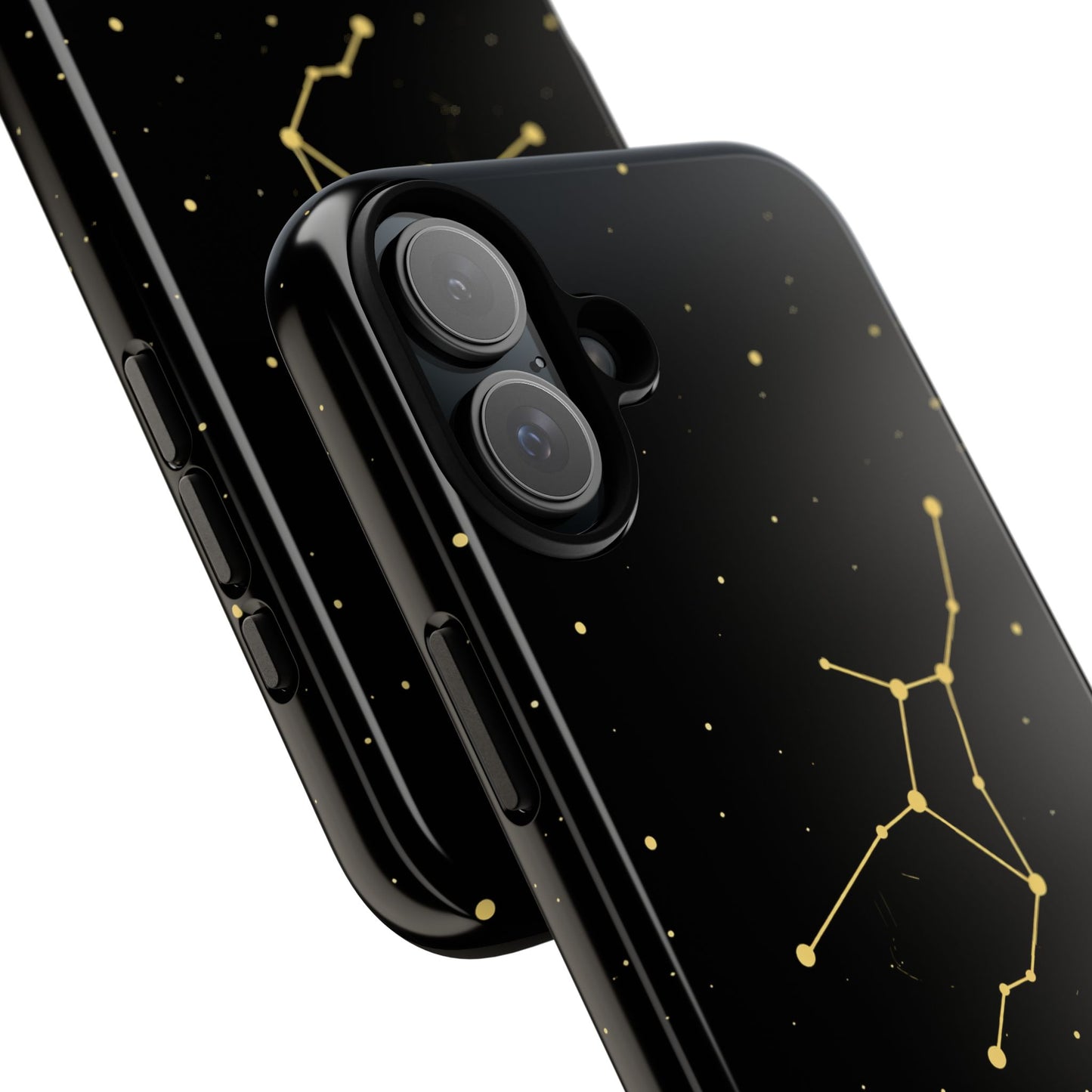 Virgo Zodiac Constellation Phone Case – Luxe Gold Celestial Cover