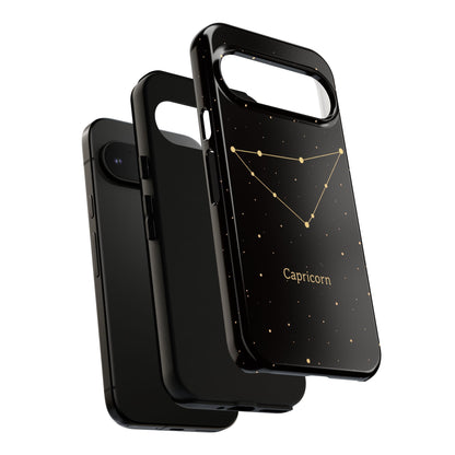 Capricorn Zodiac Constellation Phone Case – Luxe Gold Celestial Cover