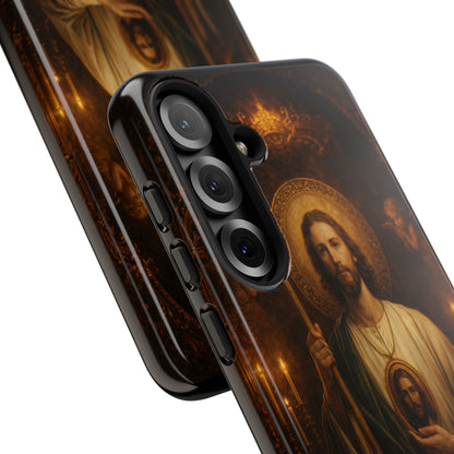 San Judas Phone Case Saint Jude Catholic Saint Religious Art Portrait Tough