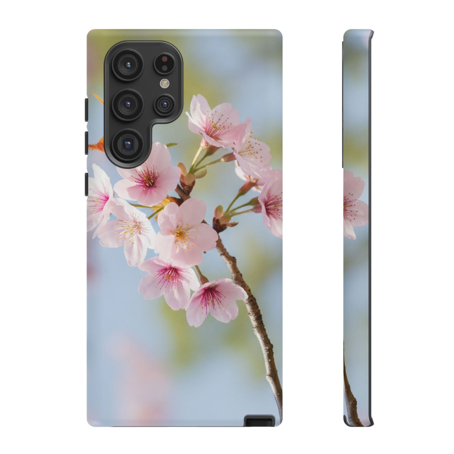 Cherry Blossom Phone Case – Pink Floral Tough Case (iPhone, Samsung Galaxy, Pixel)