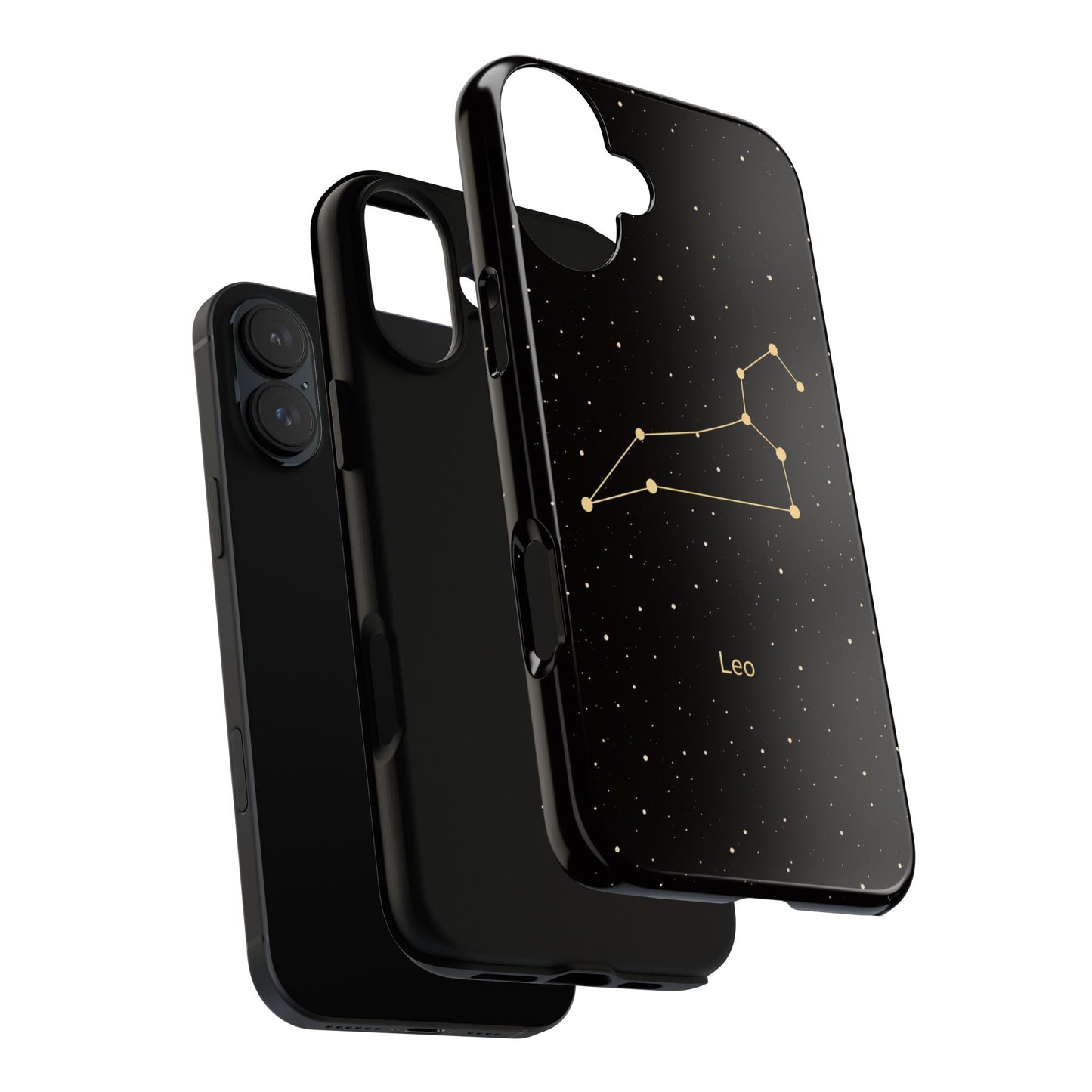 Leo Zodiac Constellation Phone Case – Luxe Gold Celestial Cover