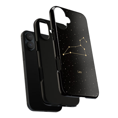 Leo Zodiac Constellation Phone Case – Luxe Gold Celestial Cover