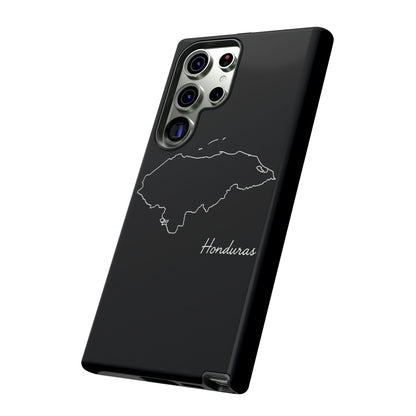 Honduras Outline Phone Case – Minimal Country Map Tough Case (iPhone, Samsung, Pixel)