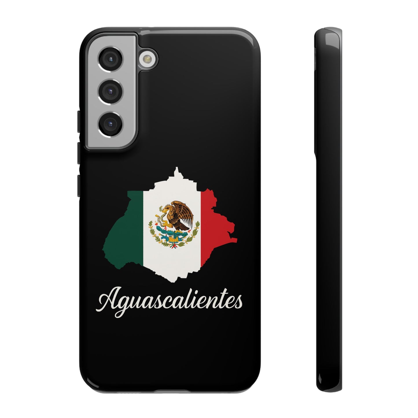 Aguascalientes Mexico Flag Map Phone Case | Mexican American Pride Tough Case for iPhone & Samsung
